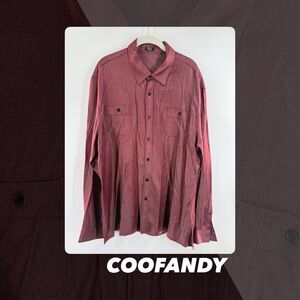EUC Coofandy Chambray Button Down Shirt